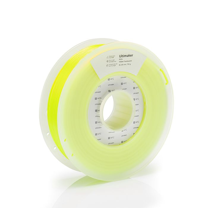 UltiMaker 2.85mm NFC PETG - Yellow Fluorescent 750g | Brule