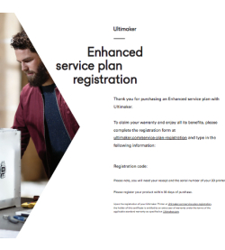 UltiMaker 2+ Connect 3年保証